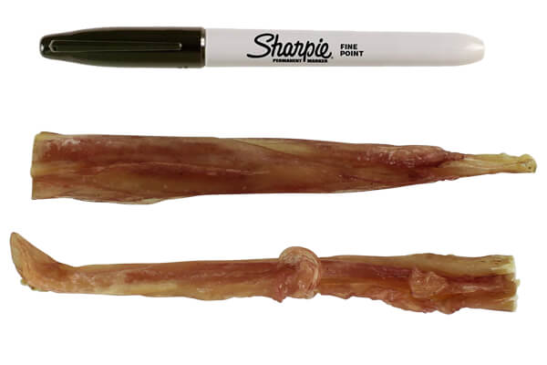 Tuesday's Natural Dog Company Beef Tendons - Skinny, 6 in.