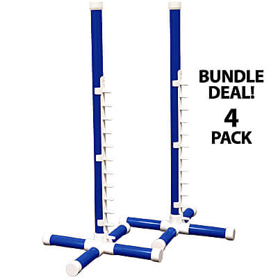 BUNDLE DEAL: Competition Agility Nonwinged Jump Kit - 1 in. PVC, 4-Pack