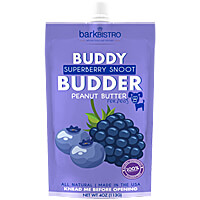 Buddy Budder Peanut Butter - Superberry Snoot, 4 oz. Squeeze Pack