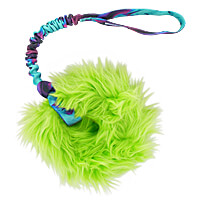 Tribble Trouble Ring with Bungee Handle - Wicked Purple & Lime