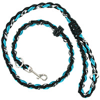 Slip or Clip Paracord Agility Leads - 4ft and 6ft