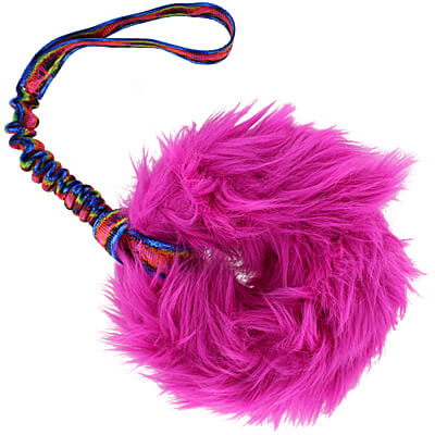 Tribble Trouble Ring with Bungee Handle - Psychic Rainbow & Fuchsia