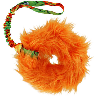 Tribble Trouble Ring with Bungee Handle - Rasta & Orange