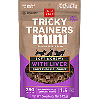 Cloud Star Tricky Trainers Mini - Liver, 5 oz.