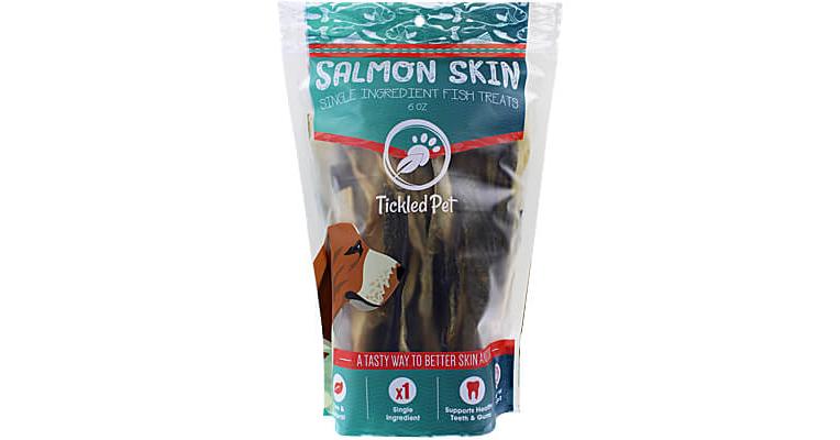dehydrated salmon skin for dogs