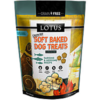 Lotus Soft Baked Dog Treats - Sardine & Herring, 10 oz.