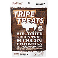 PetKind Green Tripe Training Treats - Bison Formula, 6 oz.