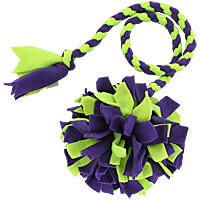 Beanie Braided Puff Ball Tugs - 36 in. Handle