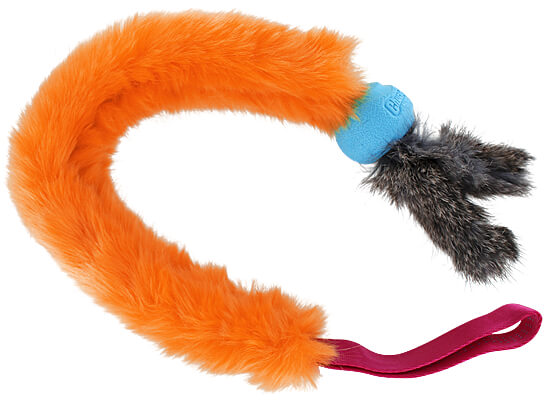 Doggie-Zen Faux Fur Tug with Chuckit Ball & Rabbit Tails