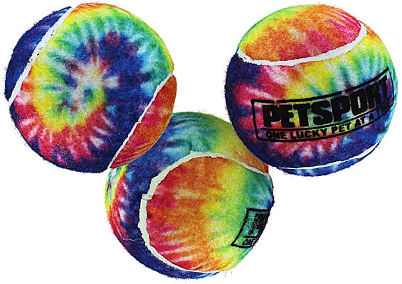 Tie Dye Squeak Balls - 3-Pack