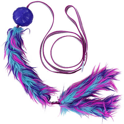 Tessa's Twin Tail Chaser Tug with Squeaker Ball