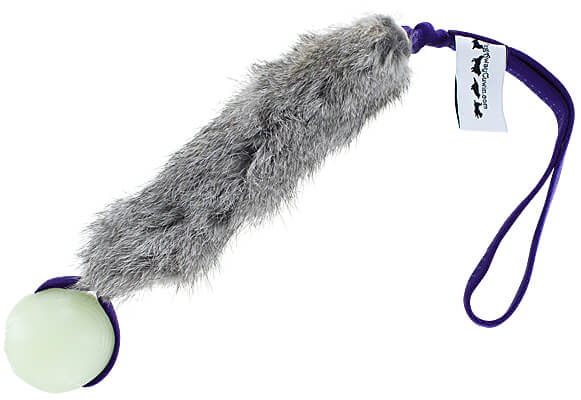 TugAway Bungee Bunny Ball Tug with Mini Glow Ball