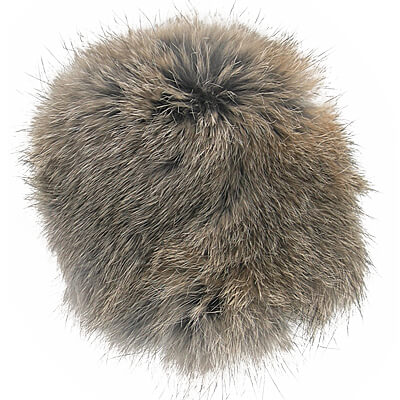 TugAway Real Rabbit Fur Squeaker Pocket Toy