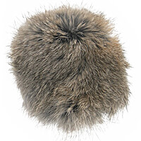 TugAway Real Rabbit Fur Squeaker Pocket Toy