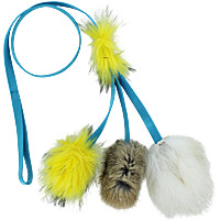 Doggie-Zen Octopus Squeaker Chaser with Rabbit & Sheepskin -- Small