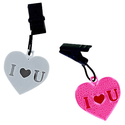 Nose Work Clip-On Hanging Conversation Heart Hide