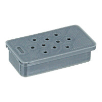 Magnetic Odor Box with Sliding Top - 10 Holes