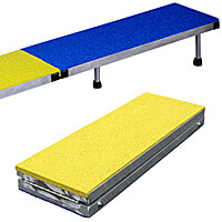 Clip & Go Folding 6' Travel Plank & Contact Trainer