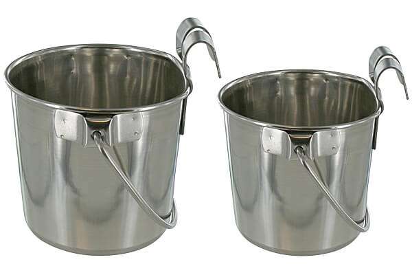 Stainless Steel Flat-sided Pails
