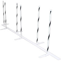 Max 200 Channel Weave Poles, 22" or 24" Spacing