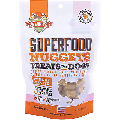 Boo Boo's Best Superfood Nuggets - Turkey, 3.6 oz. - Clean Run