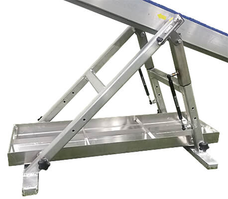 Sand bag tray included with base