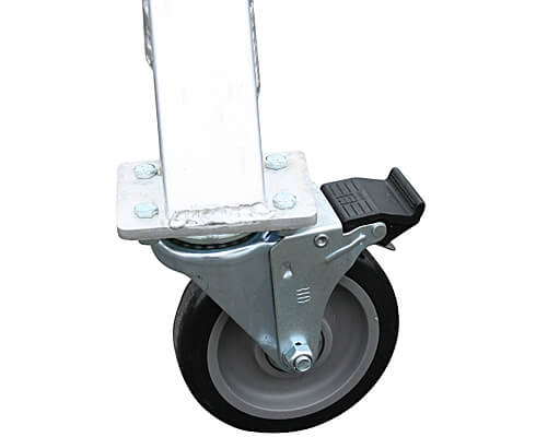 5-inch diameter wheels