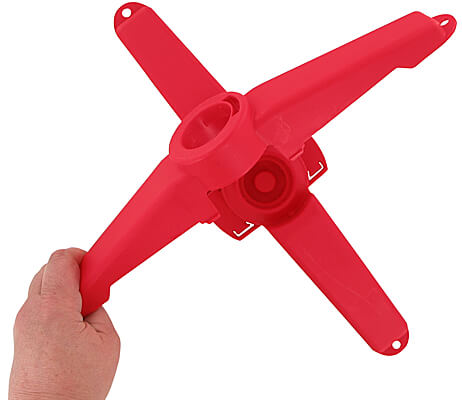 Then snap the 2 base pieces together