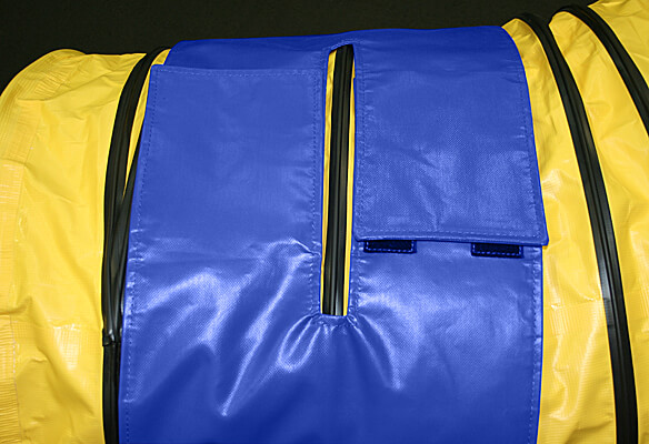 Ideal positioning of bag over rib