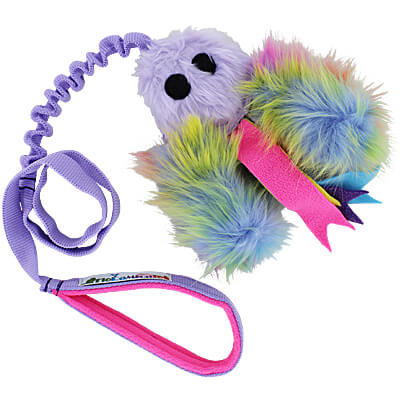 Lilac head with rainbow legs