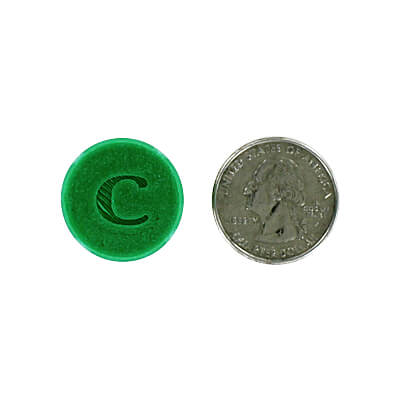 Optional letter on top to identify odor