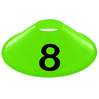 Cone with number applied (sold separately)