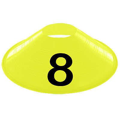 Cone with number applied (sold separately)