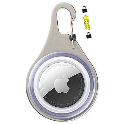 WearAbout Clippable Tracker Holder for Apple Air Tag - Clean Run