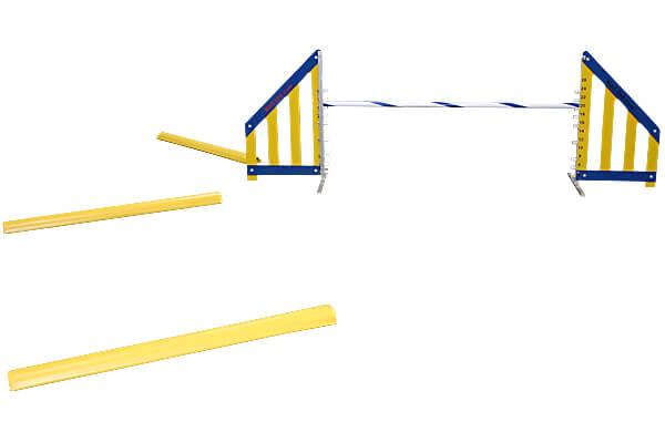 Jump bumps used for a backside approach