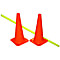You need 2 hurdle cones and 1 bar to make 1 cavaletti or hurdle