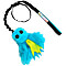 Blue head with blue legs