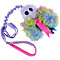 Lilac head with rainbow legs