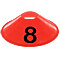 Cone with number applied